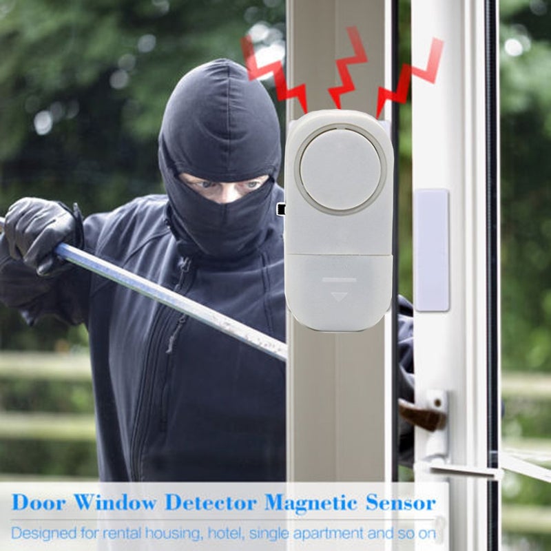 Hiistar Wireless Entry Home Door Window Burglar Alarm-Safety Security Alarm System Magnetic Sensor (Pack of 5) 1 - Image 2